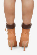 Adrienne Pointed Toe Stiletto Suede Ankle Boots