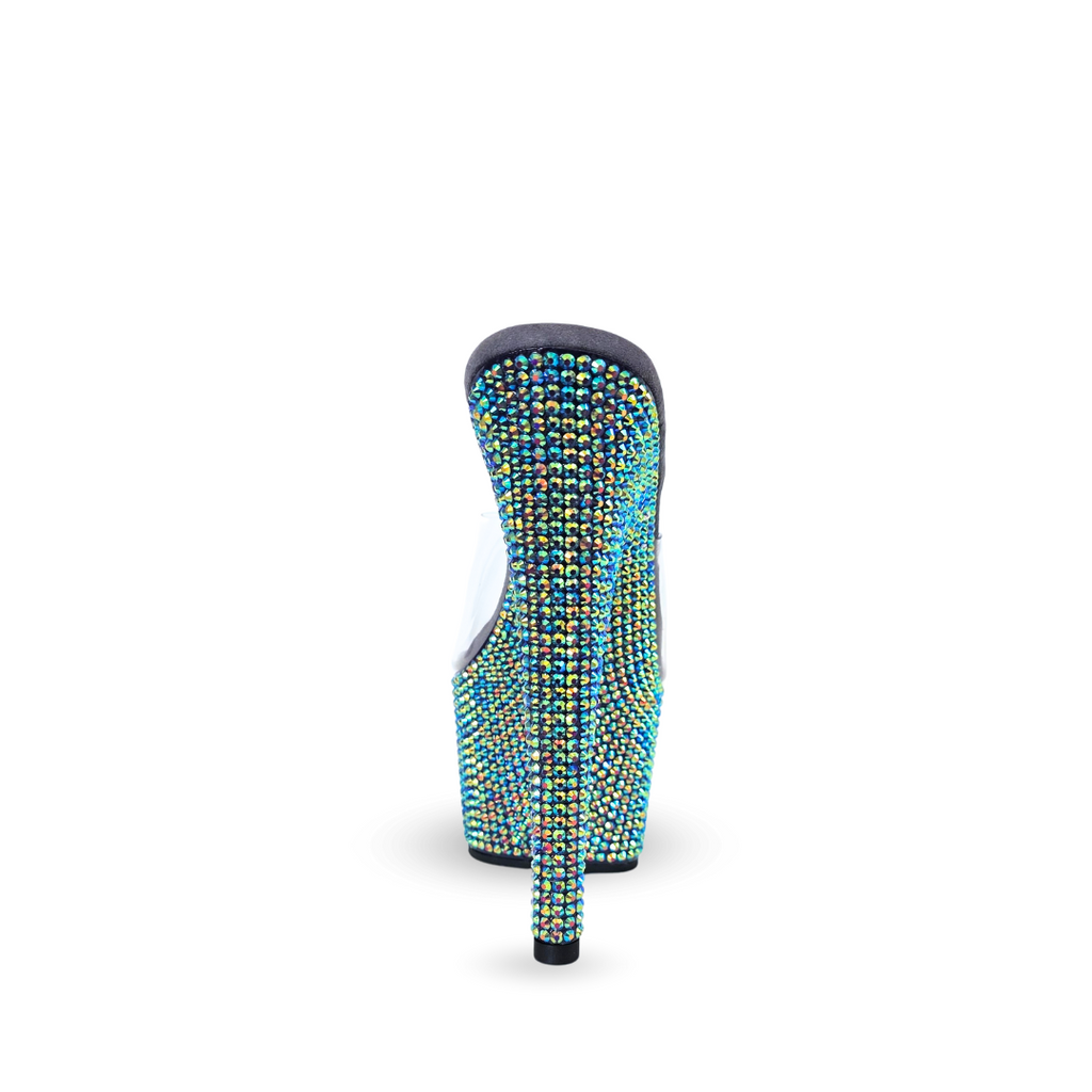 Empress Rhinestones Detail Ultra High Platform Heels