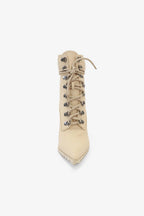 Adrienne Pointed Toe Stiletto Suede Ankle Boots