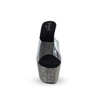 Empress Rhinestones Detail Ultra High Platform Heels