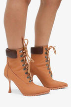Adrienne Pointed Toe Stiletto Suede Ankle Boots