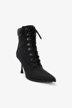 Adrienne Pointed Toe Stiletto Suede Ankle Boots