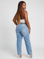 Anissa Open Back Plunge Cowl V Neck Halter Top