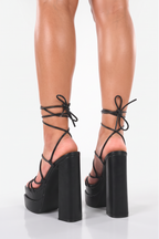 Bianca Strappy Ultra High Platform Heel Sandals