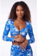 Catalina Floral Print Two Piece Maxi Skirt Set
