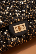Chloe Sequins Flap Chain Strap Shoulder Bag