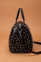 Diana Rhinestones Studded Bowling Handbag
