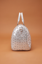 Diana Rhinestones Studded Bowling Handbag