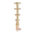 Victoria Knee High Metallic Gladiator High Heel Sandals