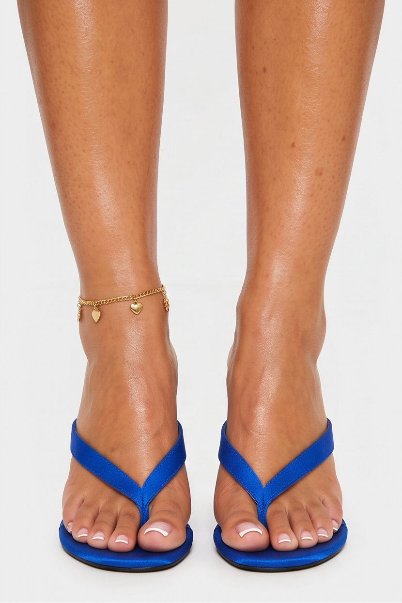 Jovie Suede Thong Platform Wedge High Heel Mules