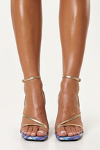 Kristen Strappy High Heel Platform Wedge Sandals