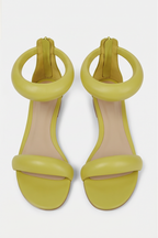 Noa Sculpted Leather Minimalist Flat Sandals