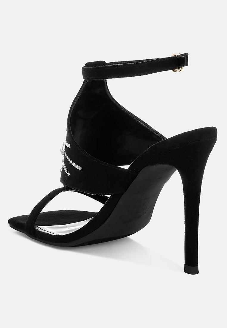 Melissa Jeweled Boho High Heel Stiletto Heels