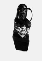 Melissa Jeweled Boho High Heel Stiletto Heels