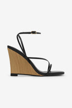 Kristen Strappy High Heel Platform Wedge Sandals