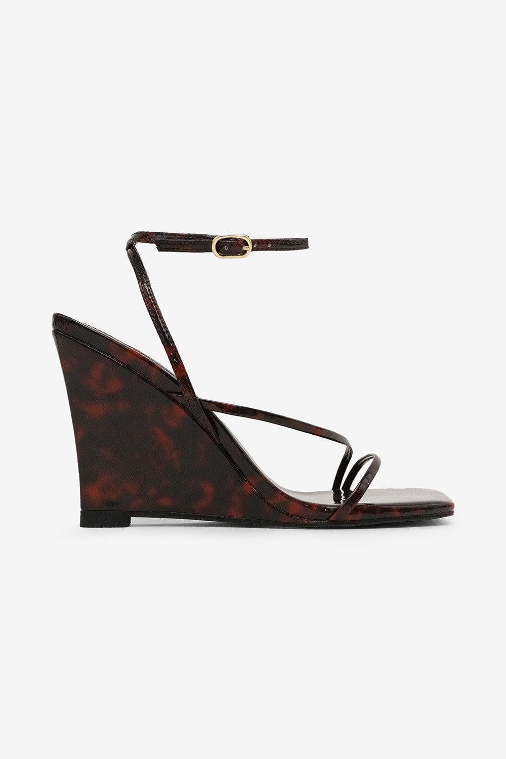 Kristen Strappy High Heel Platform Wedge Sandals