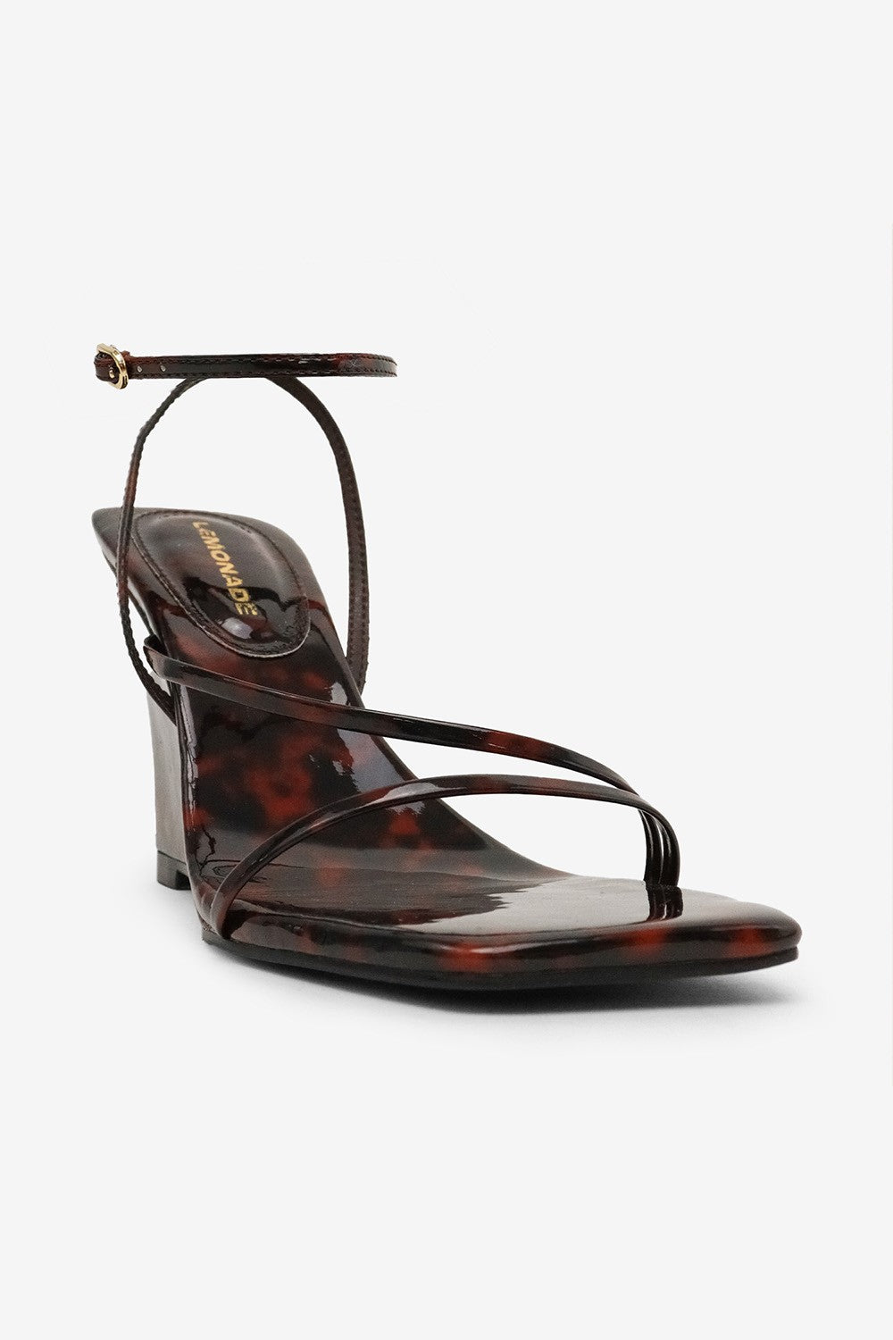 Kristen Strappy High Heel Platform Wedge Sandals