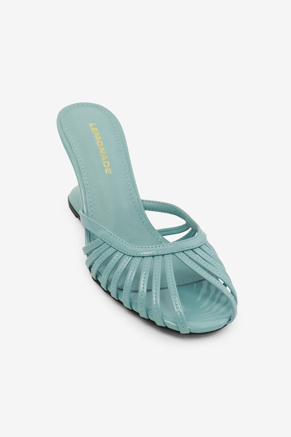 Camilla Strappy Cage High Heel Platform Wedge Mules