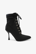 Adrienne Pointed Toe Stiletto Suede Ankle Boots