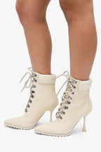 Adrienne Pointed Toe Stiletto Suede Ankle Boots