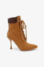 Adrienne Pointed Toe Stiletto Suede Ankle Boots